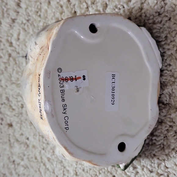 2003 Blue Sky Tea Light Holder. Ceramic - Picture 3 of 6